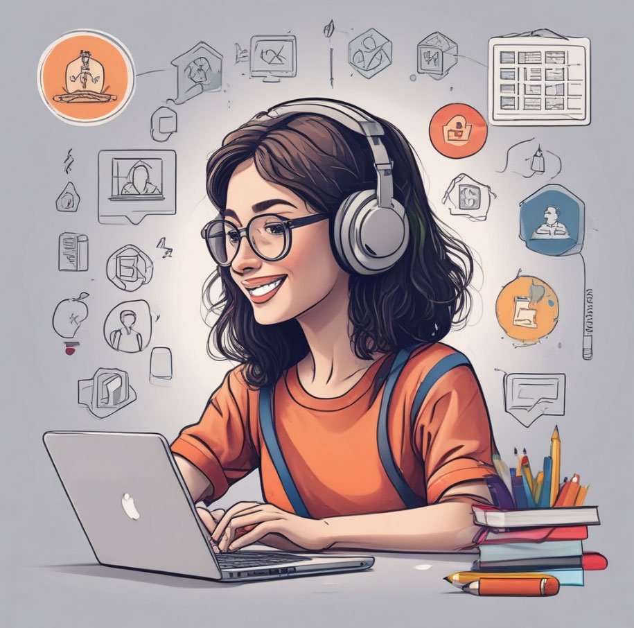 Global E-Academy: Καλωσόρισμα / Welcome banner με λογότυπο